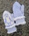 Penguin mittens for children
