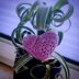 Heart with African flowers Heart for Valentine
