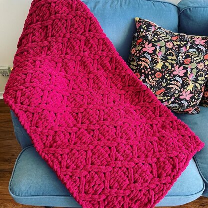 Ribbon Lattice Blanket