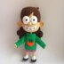 Mabel by Gravity falls PDF crochet pattern