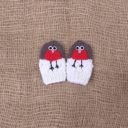 SNOWROBIN MITTENS