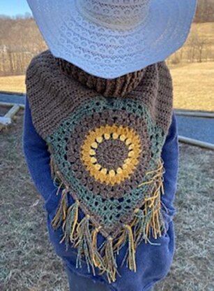 Sunflower Cowl Scarf