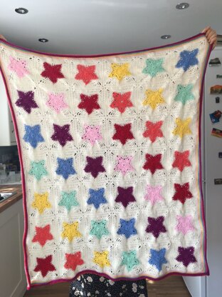 Rainbow of Stars Blanket