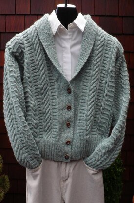 MS 203 Fisherman Shawl Collar