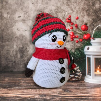 Alpin The Snowman - Amigurumi