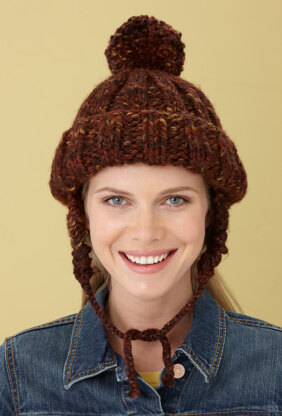 Snowstorm Hat in Lion Brand Wool-Ease Thick & Quick - 90022B