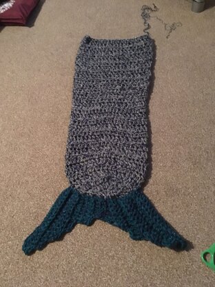 Mermaid tail blanket