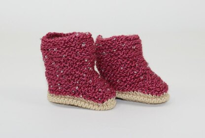 Baby Beaded Booties