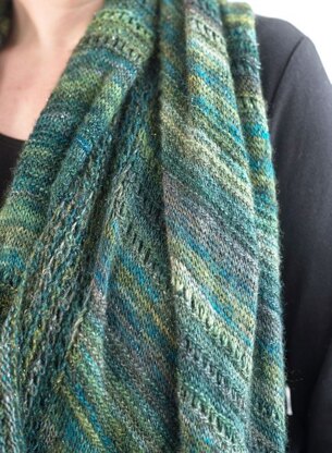 Winstead Shawl in Berroco Millefiori Light Luxe PDF