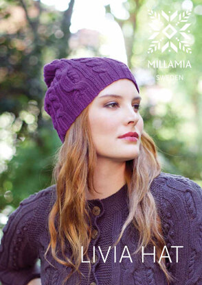 "Livia Hat" - Hat Knitting Pattern For Women in MillaMia Naturally Soft Merino