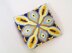 Pillow with Blue Diamonds