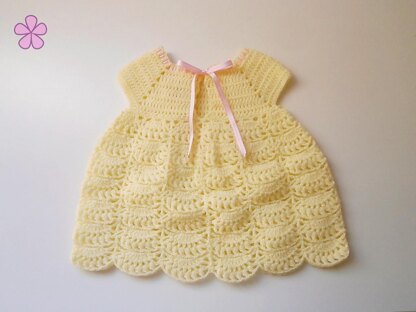 WAVES baby dress _ C40