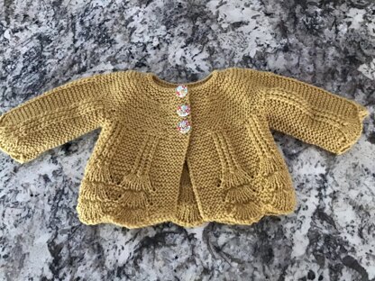 Shell Border Cardi