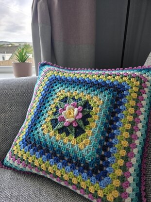 3D Granny Rose Cushion