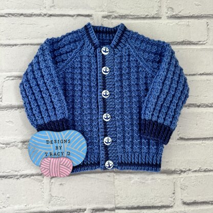 Jackson Baby Cardigan 20" & 22" chest size. Approx 6-12mths