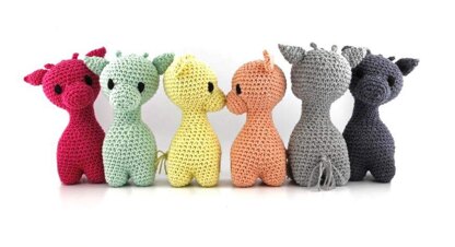 Giraffe Ziggy Toy in Hoooked Eco Barbante - Downloadable PDF