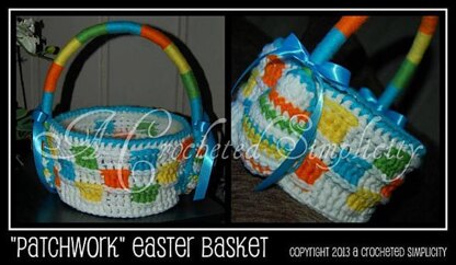 "Patchwork" Easter Basket