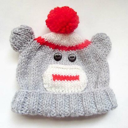 Monkey Baby Beanie Hat