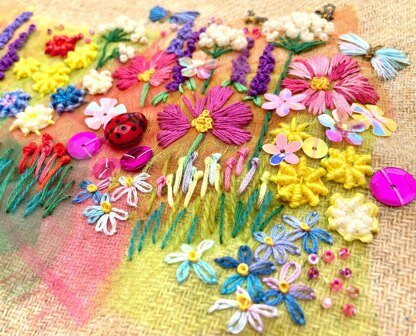 Rowandean Garden Festival Needlecase Embroidery Kit