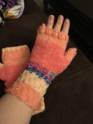 coral mitts