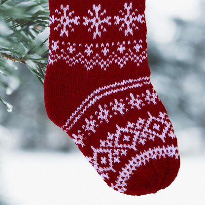 A FairIsle Christmas Stocking