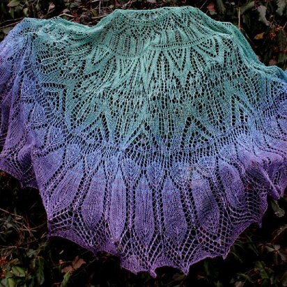 Rose Window Shawl