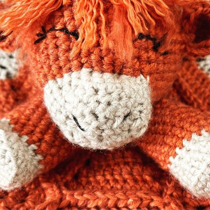 Highland Cow Baby Lovey