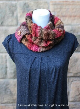 Walnut infinity scarf