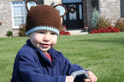 Crochet Bear Beanie