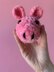 Crochet Pig Stress Ball