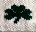 Hearts & Shamrocks Cable Afghan