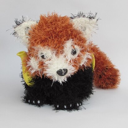 Red panda tea cosy