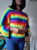 Lili Rainbow Crochet Sweater