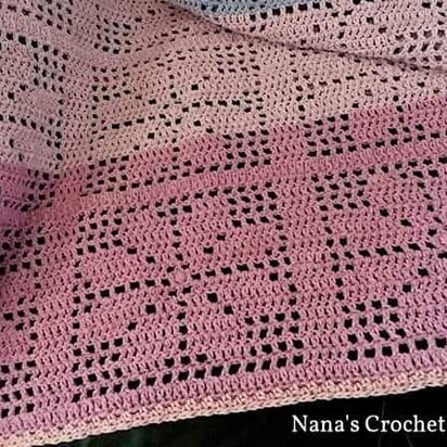 Nana's Summer Flowers Blanket