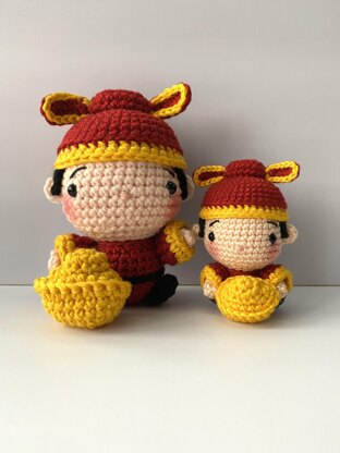 Fortune mini-God amigurumi