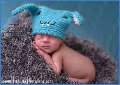 Crochet Buckteeth Bunny Beanie Pattern Easy Costume Hat