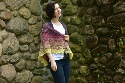 Berry Crumble Shawl