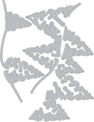 Hero Arts Fancy Dies - Tri-Fold Edge Winter Pine
