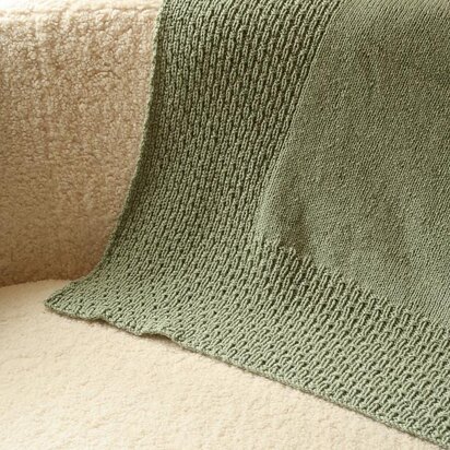 Rattan Blanket - knitting pattern