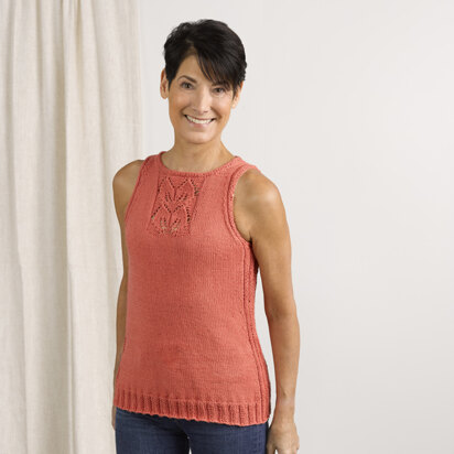1081 Monarch - Top Knitting Pattern for Women in Valley Yarns Granville 