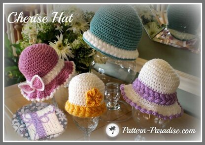 The Cherise Hat & Purse PDF14-129