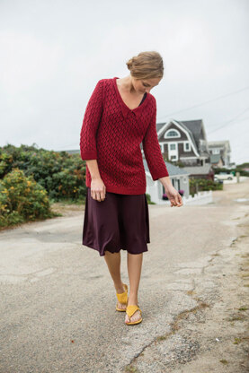 Ada Sweater in Berroco Fiora - PDF355-6