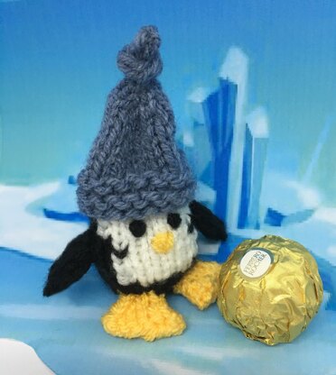 Penguin Christmas chocolate holders/gift bags