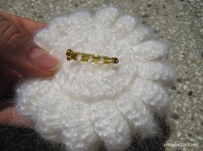 Mohair Unique Brooch "Beautiful Ring" Tutorial