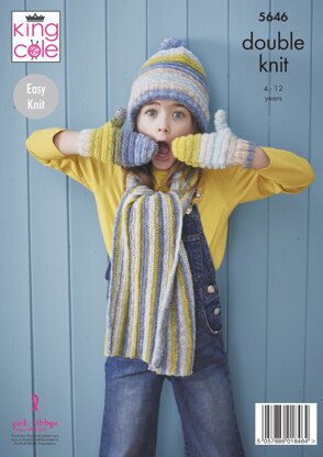 Accessories in King Cole Bramble DK - 5646 - Downloadable PDF
