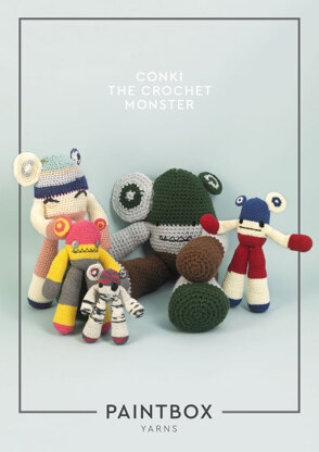 "Conki the Crochet Monster" - Free Crochet Pattern in Paintbox Yarns