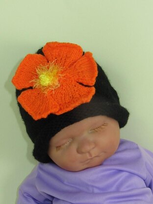 Baby Flower Slouch Hat