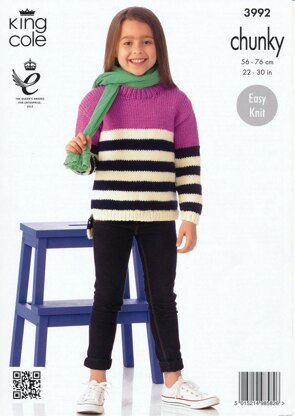 Sweaters in King Cole Comfort Chunky - 3992