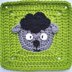 Sheep Granny Square