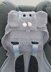 Elephant Hooded Baby Car Seat Blanket